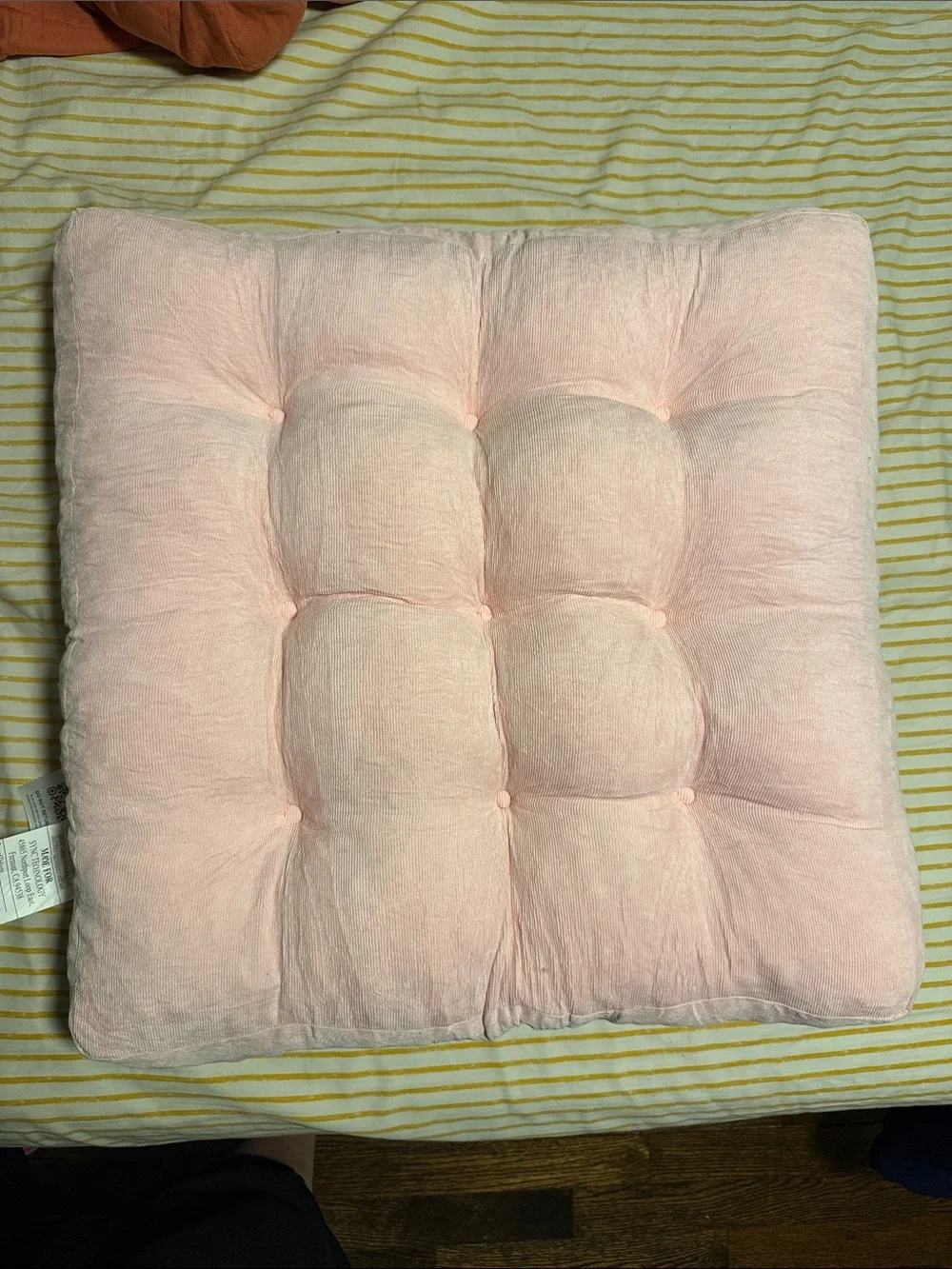 22” square floor cushions